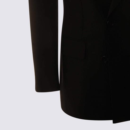  톰포드 수트 자켓 톰 포드 블랙 울 블레이저 블랙 - TOMFORD