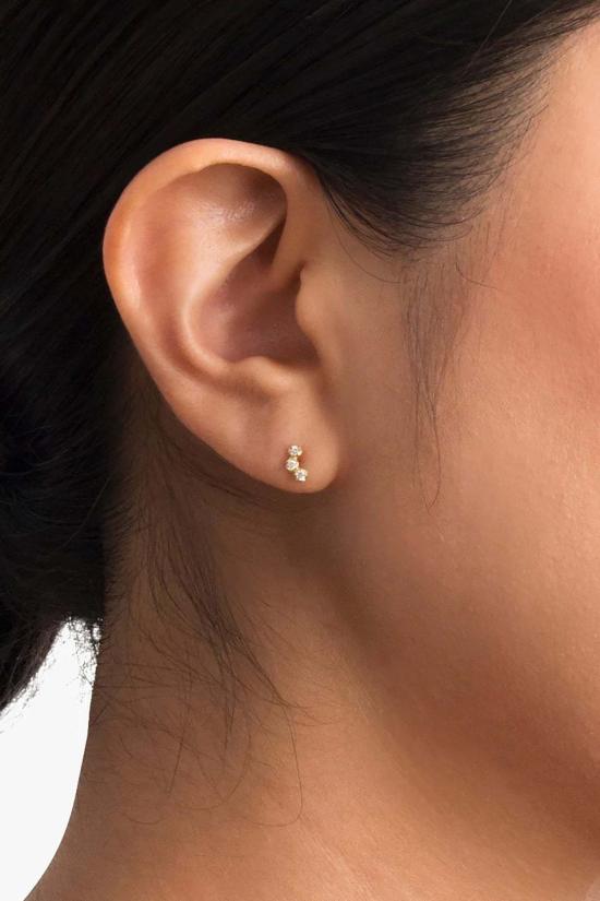  Satomi Kawakita 이어링 카와키타 사토미 화이트 다이아몬드 오리온 귀걸이 - OTHER BRANDS