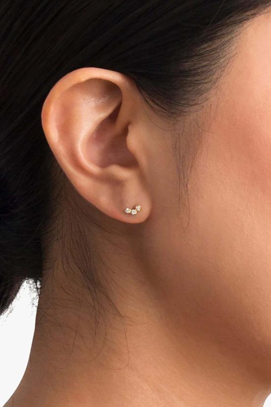  Satomi Kawakita 이어링 카와키타 사토미 화이트 다이아몬드 오리온 귀걸이 - OTHER BRANDS