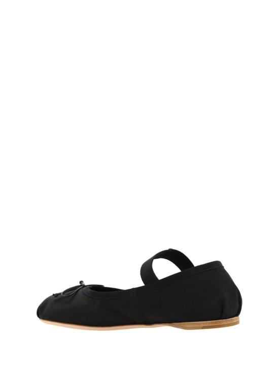  미우미우 플랫 슈즈 발레리나 블랙 - MIU MIU