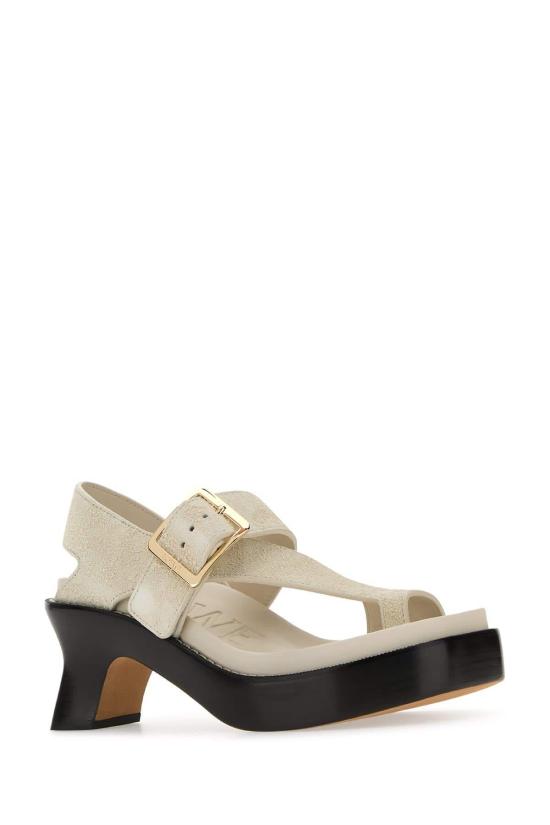  로에베 샌들 이즈 브러시드 힐  캔버스 - LOEWE