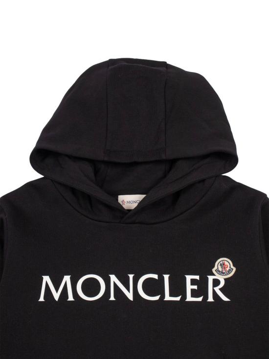  [키즈] 몽클레어 풀오버 키즈 후드티 스웨터 블랙 - MONCLER