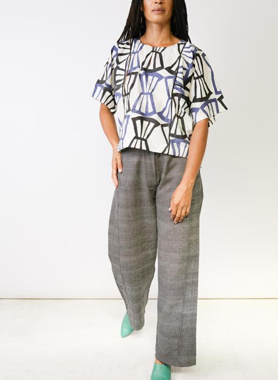  Seek Collective 긴팔 티셔츠 Jynne 셔츠 Bialetti 프린트 - OTHER BRANDS