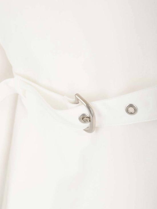  오프화이트 탑 오프 화이트 크로스 밴드 셔츠 화이트 - OFF WHITE