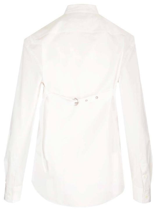  오프화이트 탑 오프 화이트 크로스 밴드 셔츠 화이트 - OFF WHITE