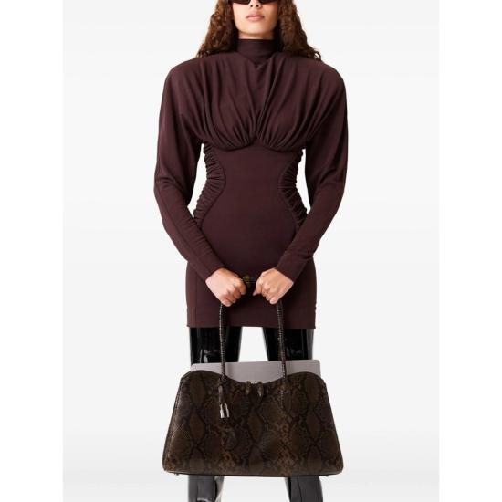  스텔라 맥카트니 숏 원피스 스텔라 매카트니 드레스 브라운 - STELLA MCCARTNEY