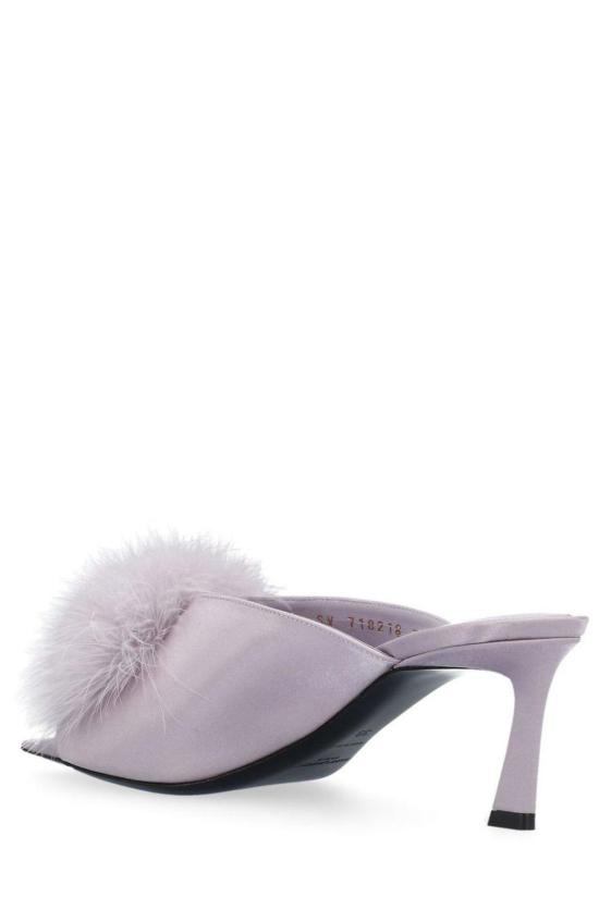  생로랑 뮬/슬리퍼 메이 슬립온 뮬 라일락 - SAINT LAURENT