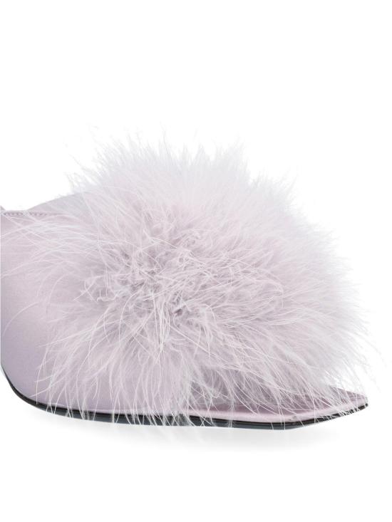  생로랑 뮬/슬리퍼 메이 슬립온 뮬 라일락 - SAINT LAURENT