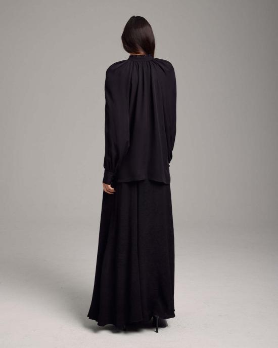  보즈 블라우스 조젯 실크 비숍 슬리브 - VOZ