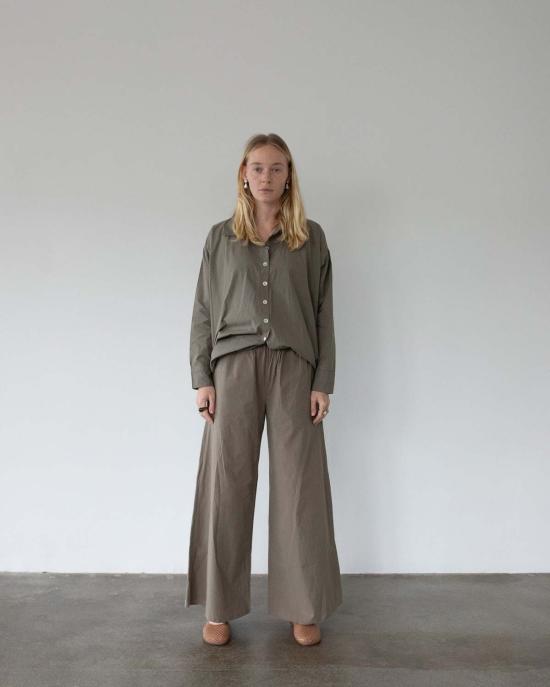  Honest Cotton 스트레이트 팬츠 어니스트 코튼 포플린 팬츠