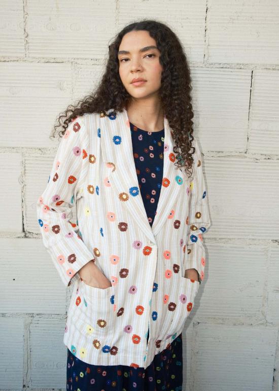  에이스 앤 지그 수트 자켓 에이스 & 지그 브릭스 블레이저