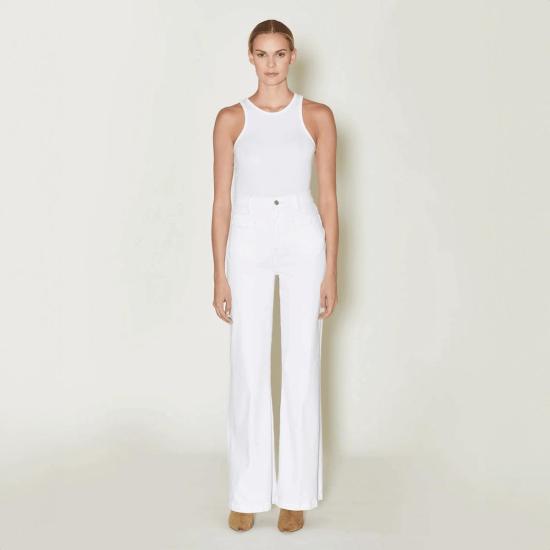  르장 데님 팬츠 Le Jean 버지니아 와이드 레그 진 - LE JEAN