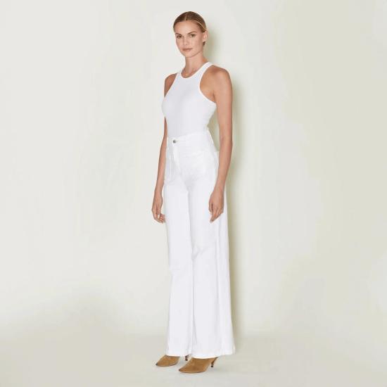  르장 데님 팬츠 Le Jean 버지니아 와이드 레그 진 - LE JEAN