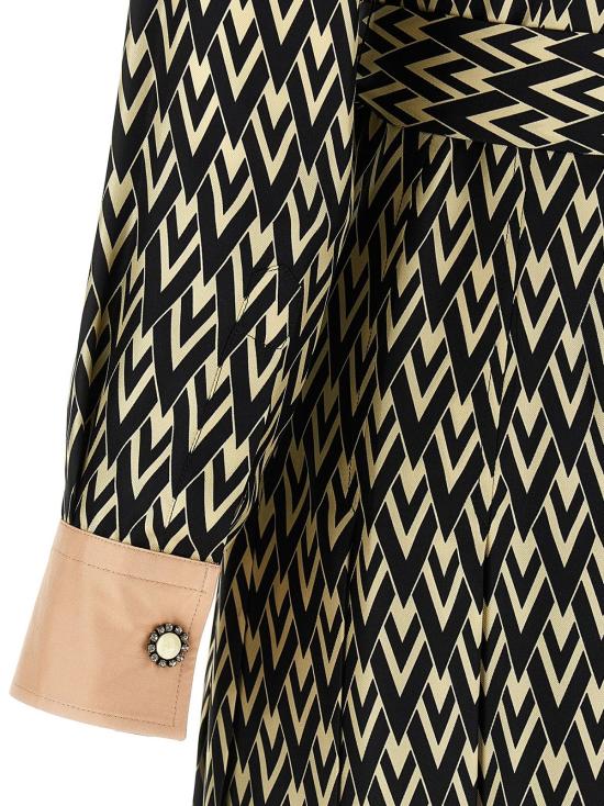  발렌티노 가라바니 미디 원피스 Valentino Garavani Toute La V 미디 드레스 멀티컬러 - VALENTINO GARAVANI