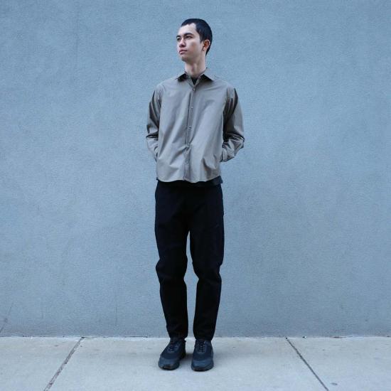  Steven Alan 긴팔 셔츠 스티븐 앨런 스냅  딥 샌드 - STEVEN ALAN