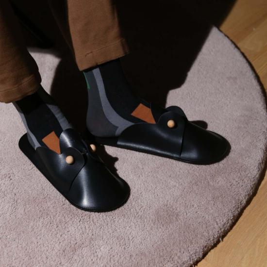  Dotlinesurface 뮬/슬리퍼 도트라인서페이스 버디 슈즈 블랙 - OTHER BRANDS