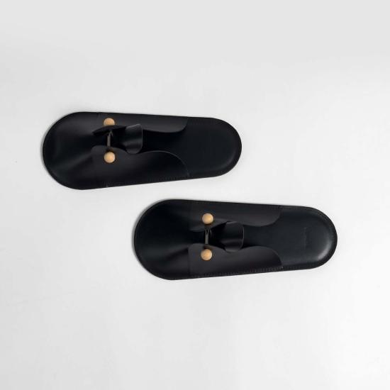  Dotlinesurface 뮬/슬리퍼 도트라인서페이스 버디 슈즈 블랙 - OTHER BRANDS