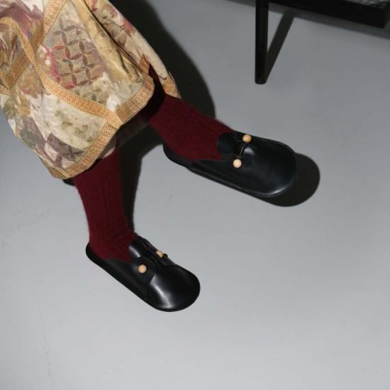  Dotlinesurface 뮬/슬리퍼 도트라인서페이스 버디 슈즈 블랙 - OTHER BRANDS