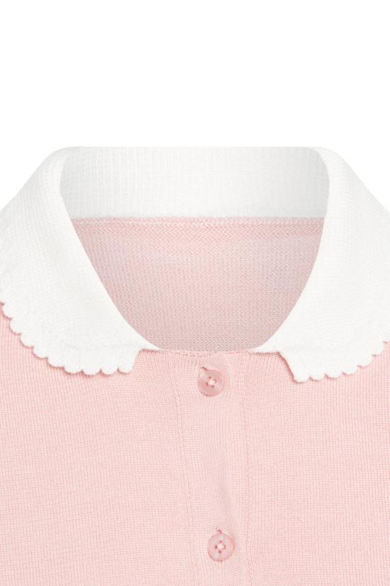  OLIVIA LATINOVICH 가디건 올리비아 라티노비치 페니워스 여사 핑크색 카디건 - OTHER BRANDS