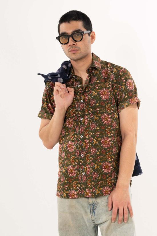  DUSHYANT. 반팔 셔츠 Dushyant. 포크 반소매 - DUSHYANT