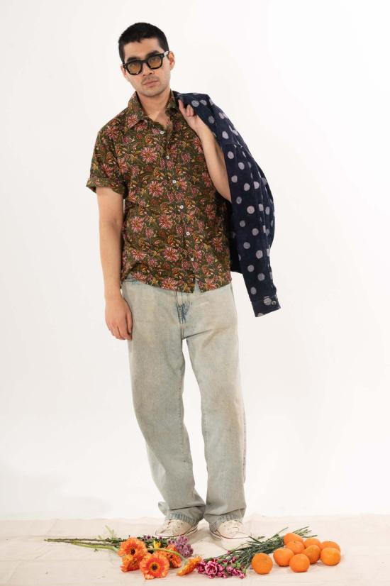  DUSHYANT. 반팔 셔츠 Dushyant. 포크 반소매 - OTHER BRANDS