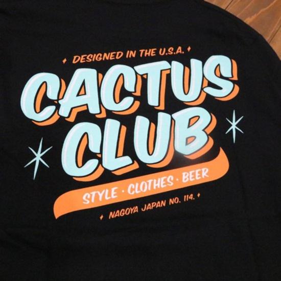  캑터스 클럽 긴팔 티셔츠 아이스크림  블랙 - CACTUS CLUB