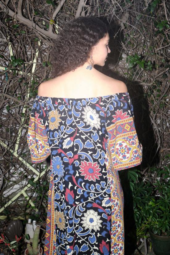  John & Mickie 롱 원피스 존앤미키 알로에 맥시 드레스 블랙 선플라워 - OTHER BRANDS