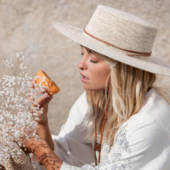  Minga 모자 밍가 스트로 보터 햇 - OTHER BRANDS