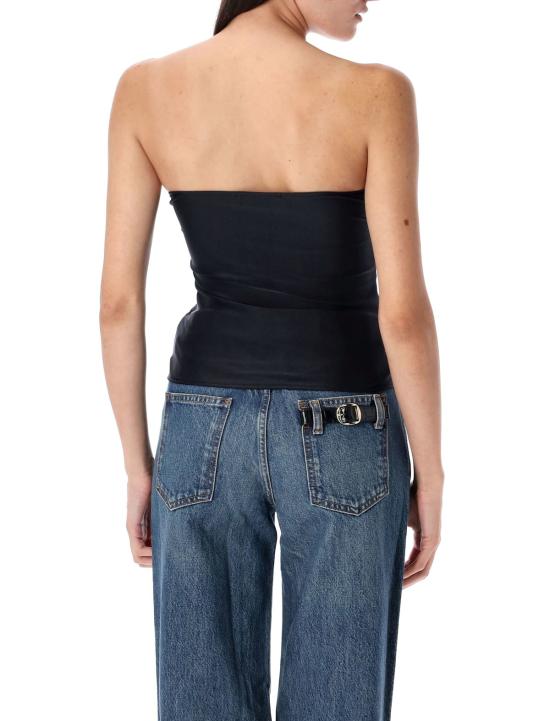  코페르니 블라우스 멀티 버클 탑 블랙 - COPERNI