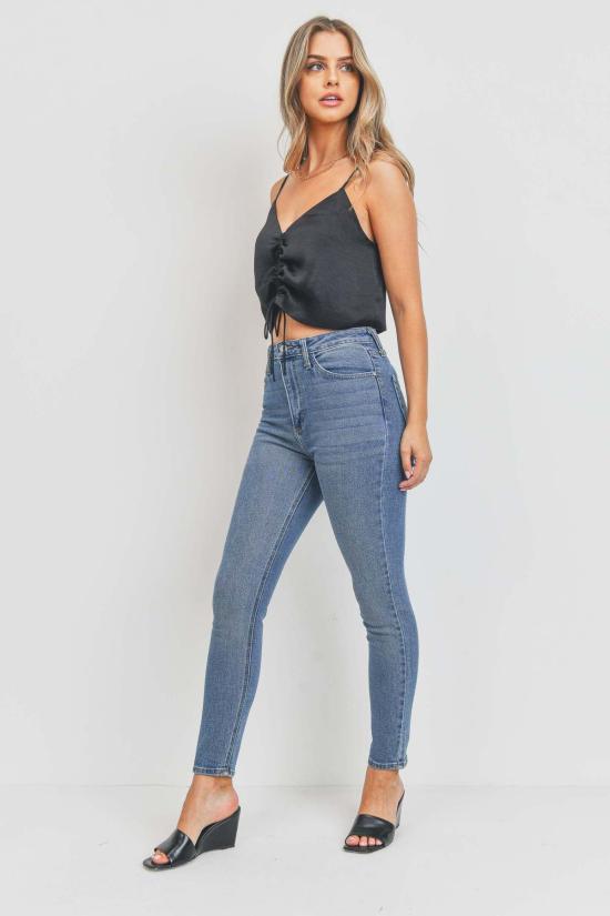  저스트 블랙 데님 데님 팬츠 더 비닐 스키니 다크 데님/라이트 데님/미디엄 데님 - JUST BLACK DENIM