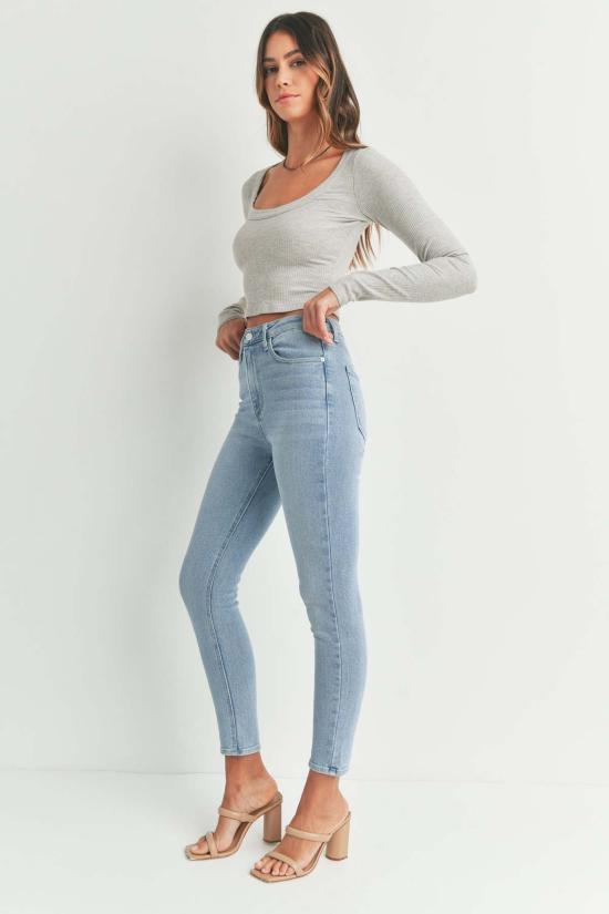  저스트 블랙 데님 데님 팬츠 더 비닐 스키니 다크 데님/라이트 데님/미디엄 데님 - JUST BLACK DENIM