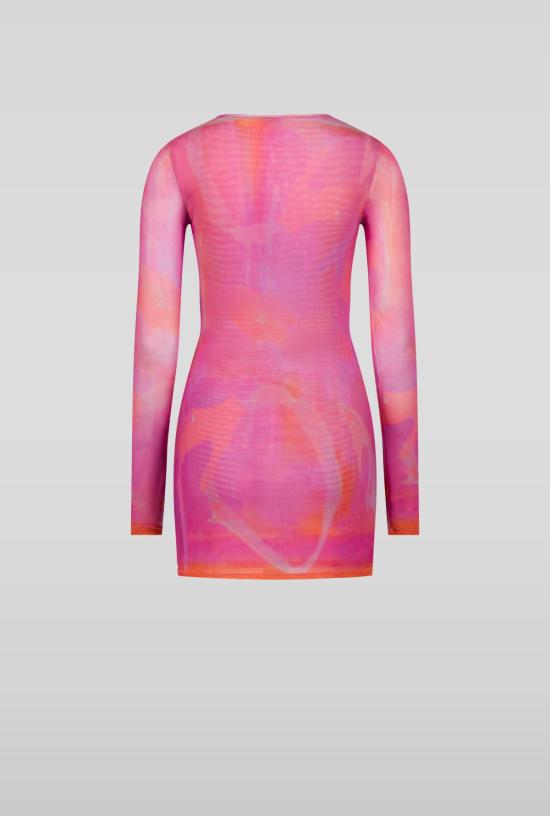  샘디 숏 원피스 사엠디 미니 메쉬 드레스 - SAEMDI