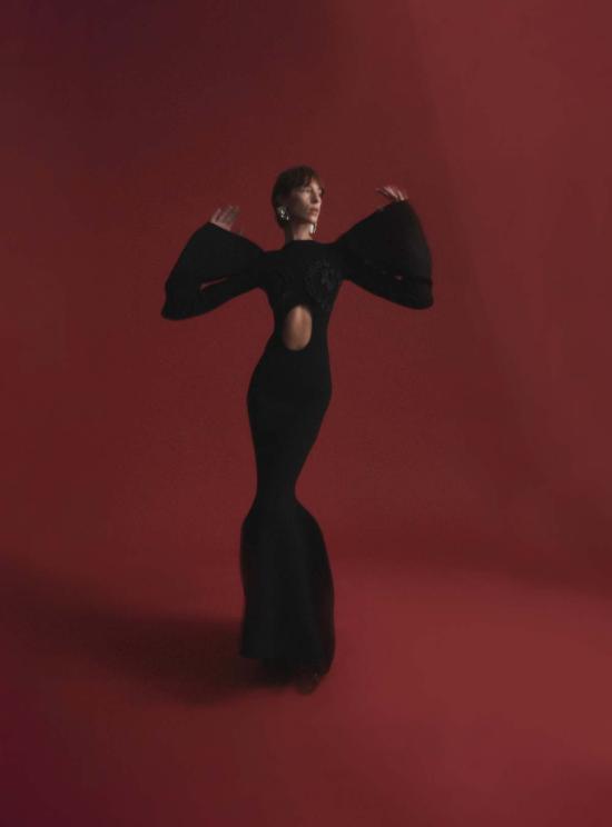  루이자 에 라 루나 롱 원피스 Luisa Et La Luna 프란시스 드레스 느와르