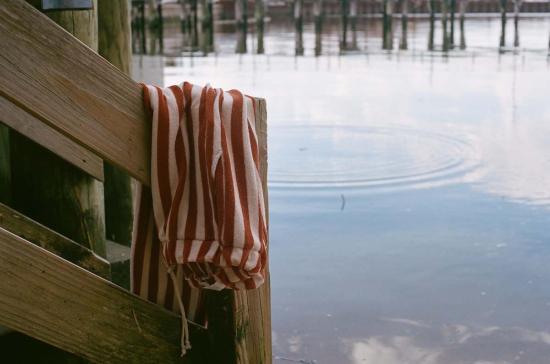  Alice Pearl 비치용품 앨리스 펄 위켄드 팬츠 오렌지 스트라이프 - OTHER BRANDS