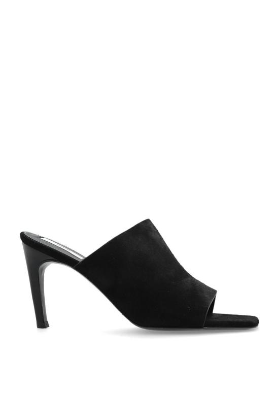  토템 뮬/슬리퍼 스웨이드 힐 뮬 블랙