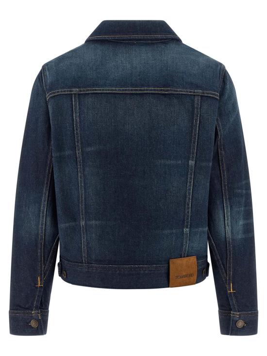  톰포드 데님 자켓 톰 포드 일본 데님 재킷 블루 - TOMFORD