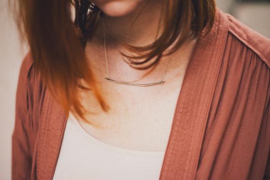  Uni 목걸이/팬던트 유니 주얼리 위스퍼 바 목걸이 (브론즈) - OTHER BRANDS