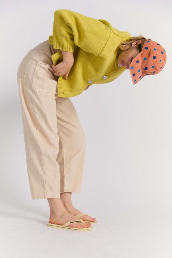  샤이나 모트 크롭 팬츠 페인터 팬츠