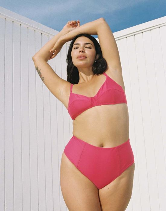  Galamaar 비키니 수영복 갈라마르 하이 바텀 히비스커스