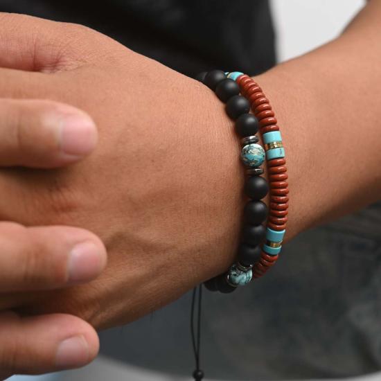  스타피쉬 프로젝트 브레이슬릿 웨어 블루 엠페러 스톤