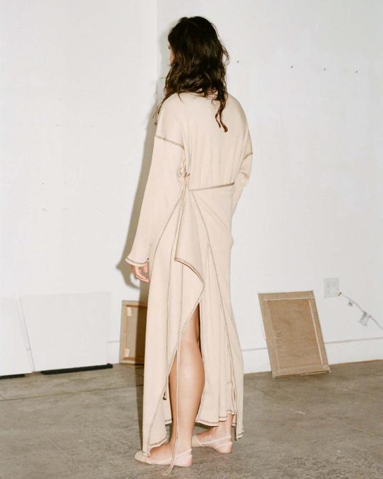  베이스레인지 롱 원피스 Baserange Shaw Kaftan 달팽이관 - BASERANGE