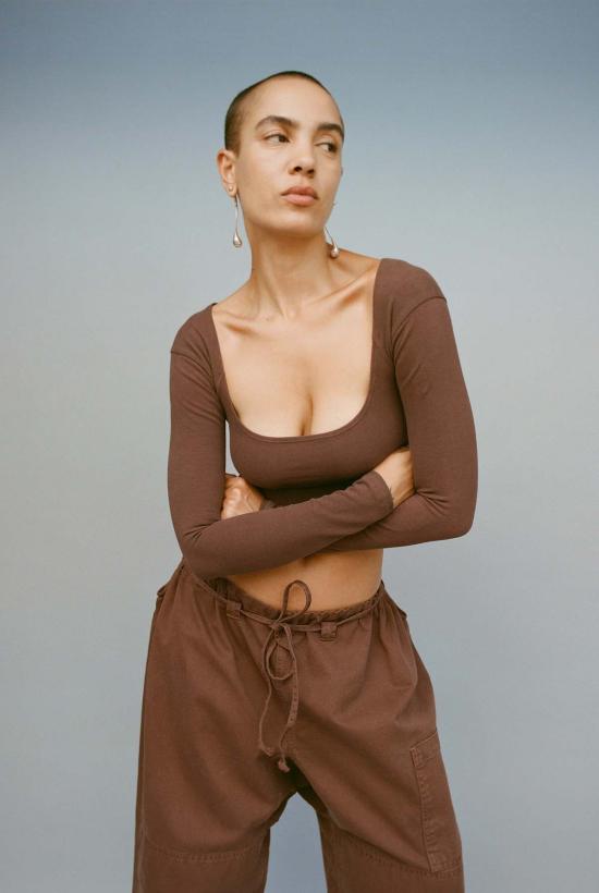  질 로드리게즈 긴팔 티셔츠 Gil Rodriguez El Tigre L/S 에브리데이 탑 - GIL RODRIGUEZ