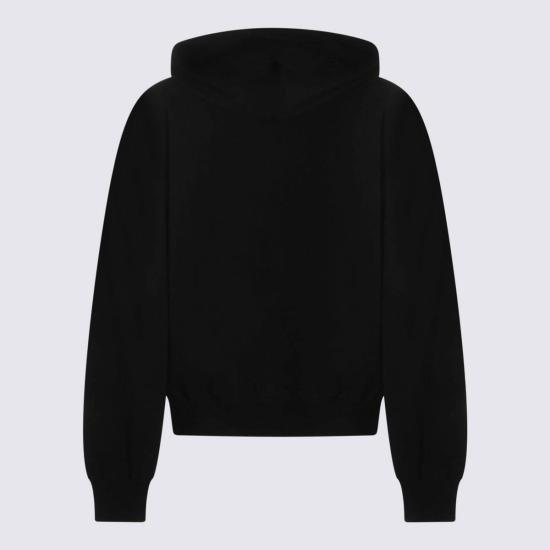  오프화이트 긴팔 티셔츠 코튼 스웨트셔츠 블랙 - OFF WHITE