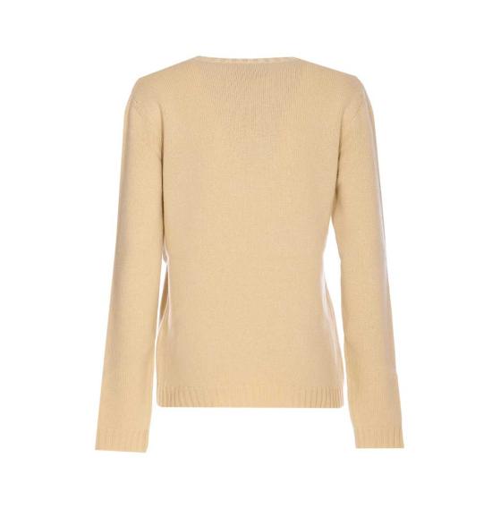  발렌티노 가라바니 스웨터 Valentino Garavani Chez Valentino 로고  베이지 - VALENTINO GARAVANI