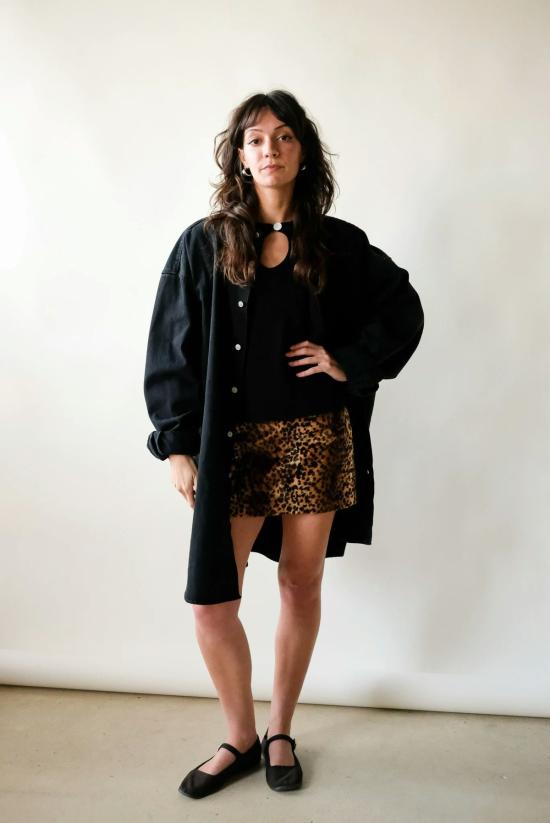  마르지엘라 데님 자켓 메종  데님 코트 블랙 - MAISON MARGIELA