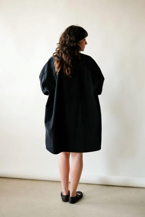  마르지엘라 데님 자켓 메종  데님 코트 블랙 - MAISON MARGIELA