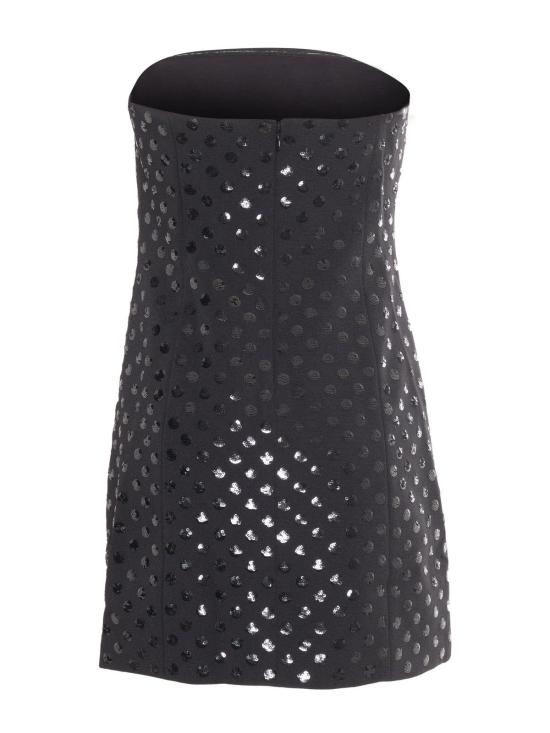  마이클 코어스 숏 원피스 스팽글 도트 미니 드레스 블랙 - MICHAEL KORS