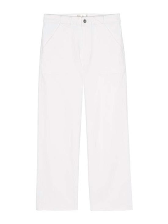  프레임 데님 팬츠 더 모던 포켓 와이드 진 화이트