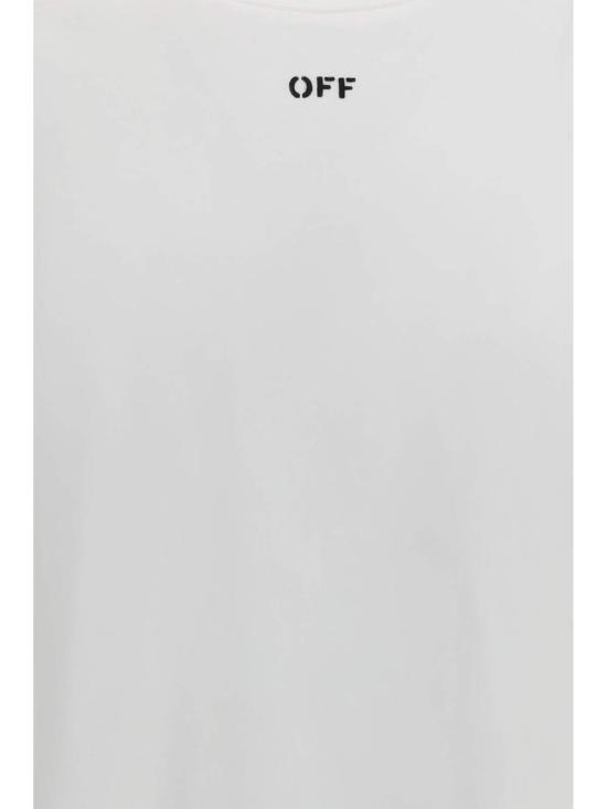  오프화이트 탑 체인 아랄딕 애로우 티셔츠 - OFF WHITE