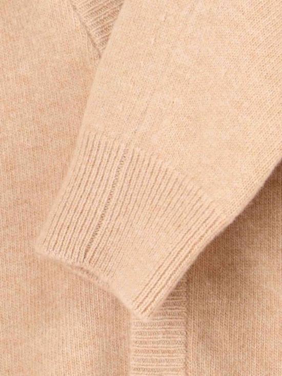 마르지엘라 가디건 메종  브이넥  베이지 - MAISON MARGIELA